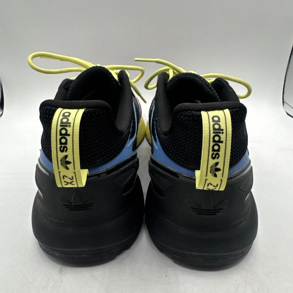 Adidas ZX 2K Boost 2.0‎ Men's Athletic Sneakers Black Yellow Ink GY8283 Size 9.5